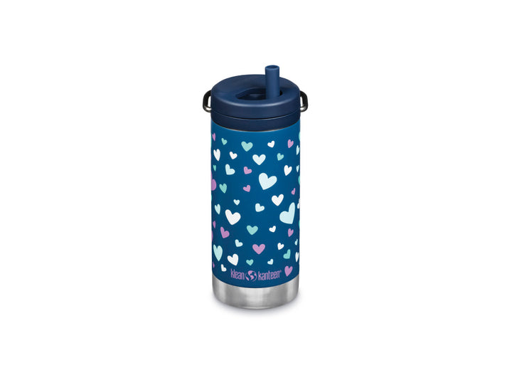 Klean Kanteen Insulated TKWide w/ Twist Cap 355ml - Navy Hearts