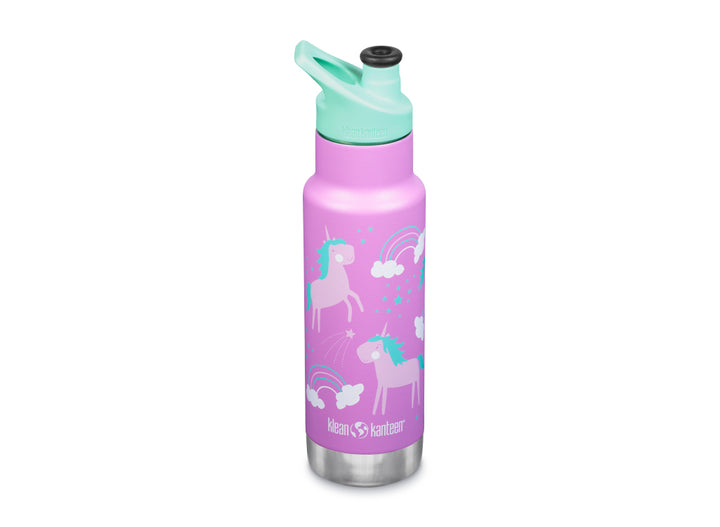 Klean Kanteen Insulated Kid Narrow Classic w/ Sport Cap 355ml - Unicorns