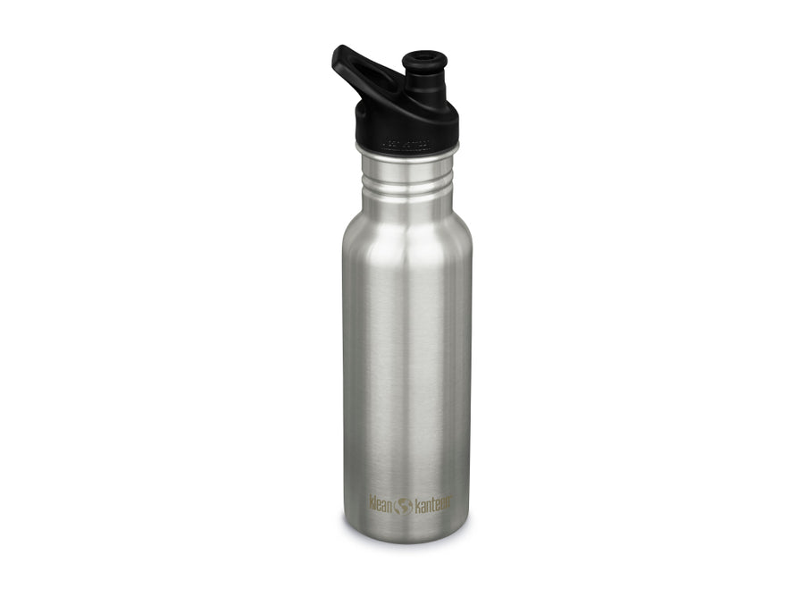 Klean Kanteen 532ml Classic Water Bottle with Sport Cap