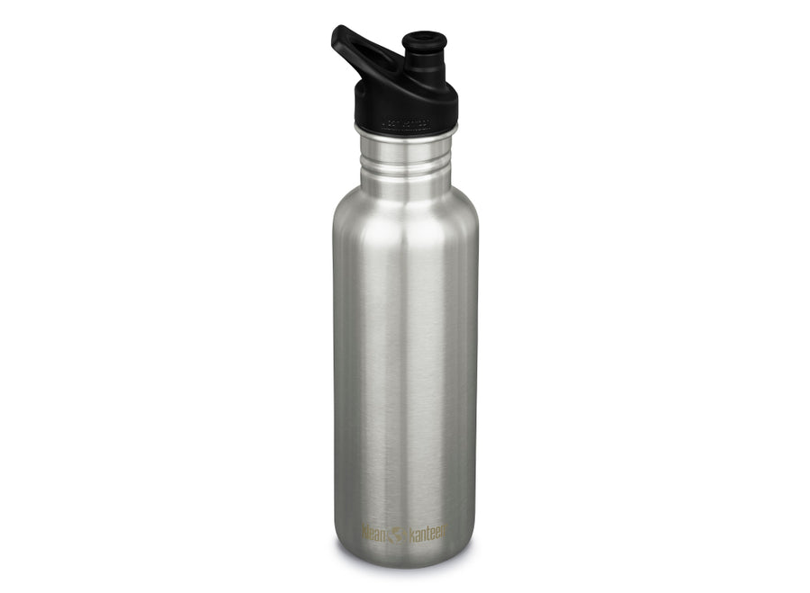 Klean Kanteen Classic w/ Sport Cap 800ml - Brushed Stainless