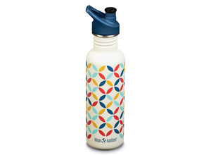 Klean Kanteen Classic w/ Sport Cap 800ml - Retro Dot