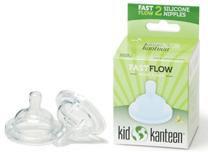 Klean Kanteen Baby Bottle Nipple - Fast Flow (2pk)