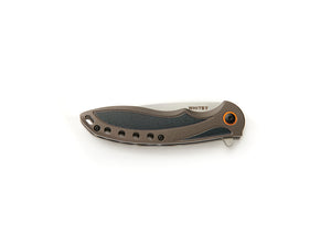 Whitby Liner Lock Knife - Grey Aluminium (3.25")