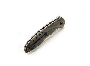 Whitby Liner Lock Knife - Grey Aluminium (3.25")