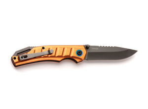 Whitby Liner Lock Knife - Bronze Aluminium (3.25")