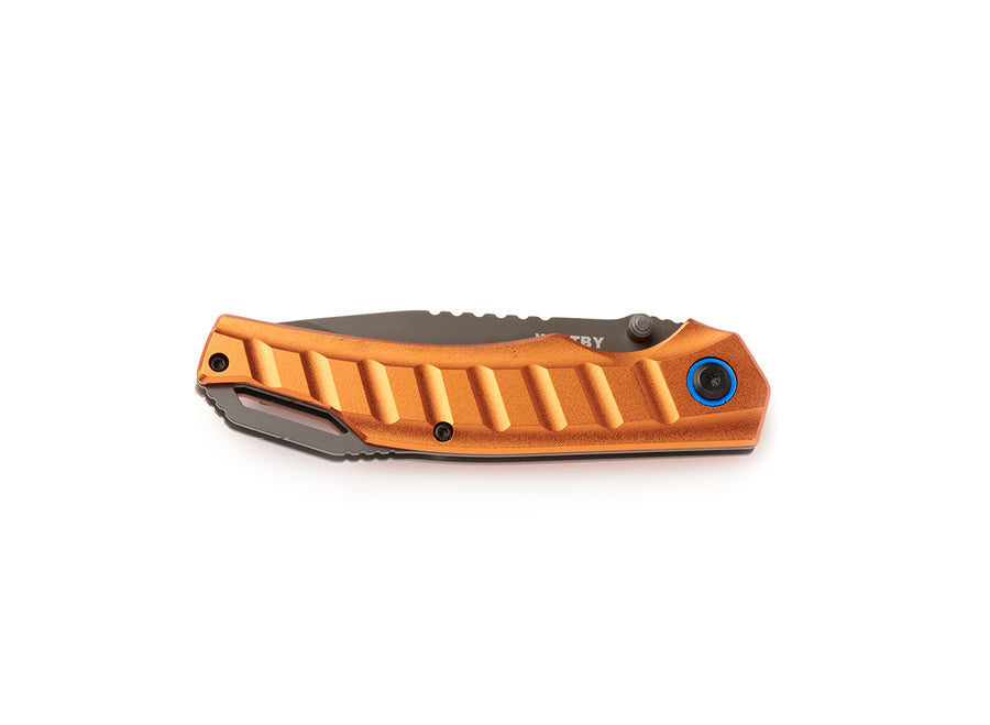 Whitby Liner Lock Knife - Bronze Aluminium (3.25")