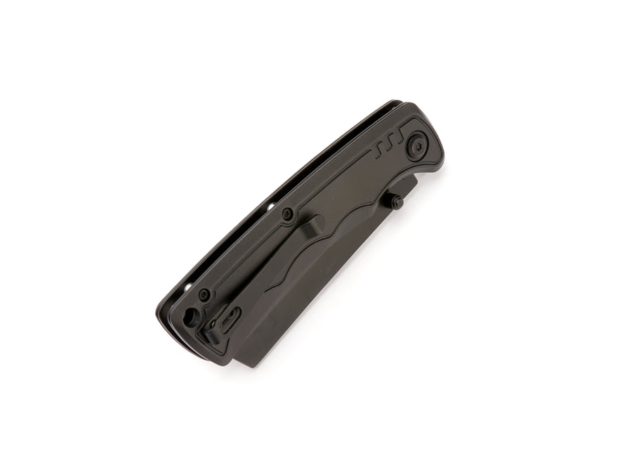 Whitby Cleaver Liner Lock Knife - Black (2.75")