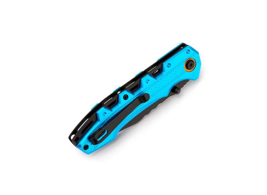 Whitby Liner Lock Knife - Blue Aluminium (3.25")