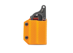 Clip & Carry Kydex Sheath: Leatherman Raptor Response - Orange Carbon Fibre