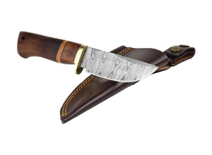 Njord Branda Damascus Hunter Knife