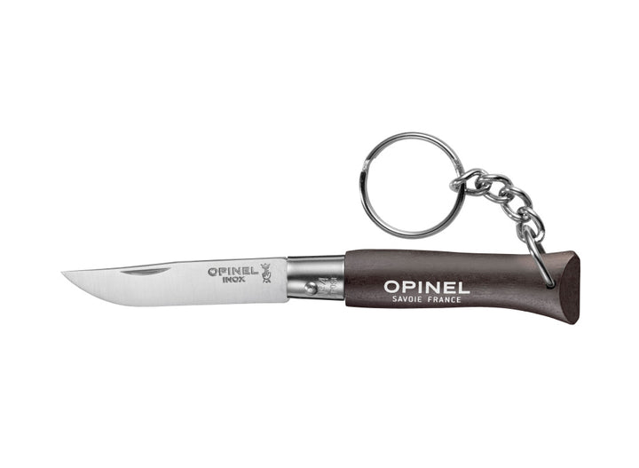 Opinel No.4 Colorama Non Locking Keyring Knife - Black