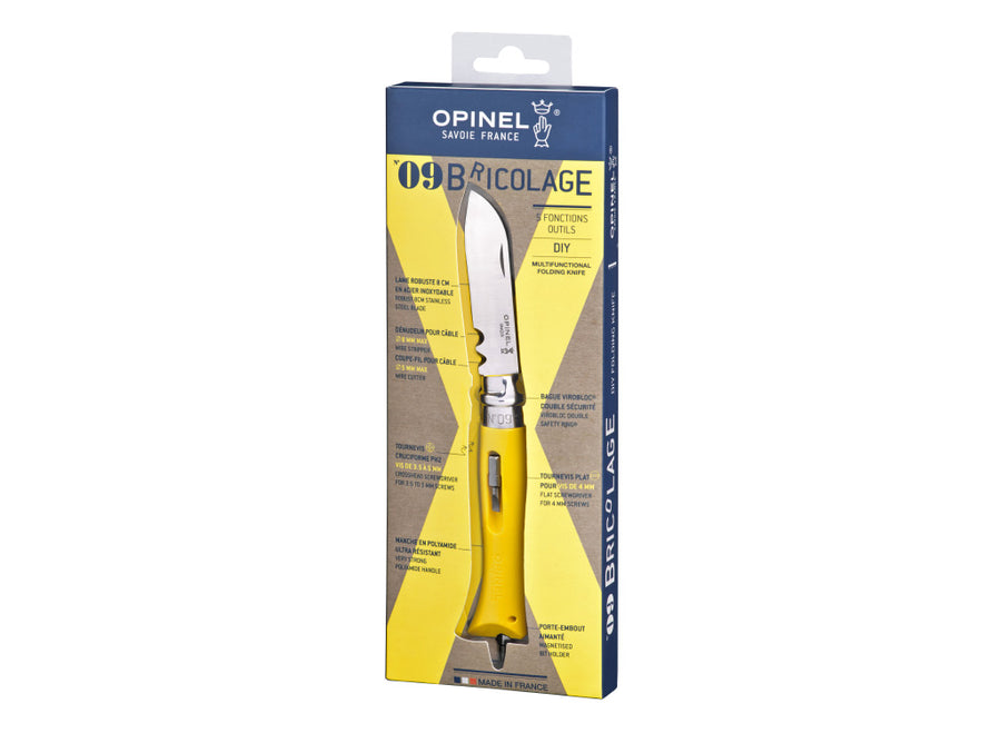 Opinel No.9 DIY Knife - Yellow