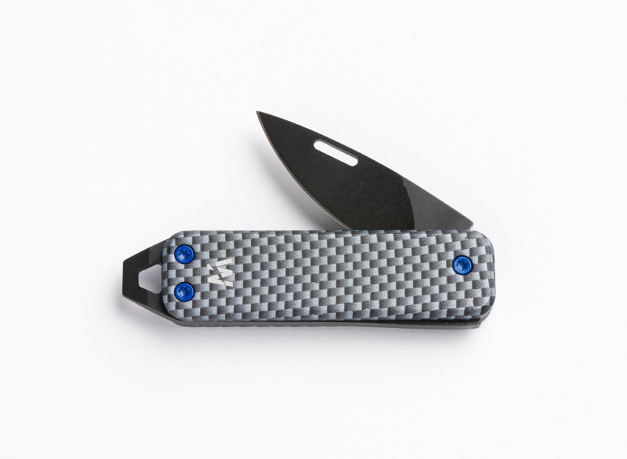 Whitby SPRINT EDC Pocket Knife (1.75") - Carbon Fibre Pattern