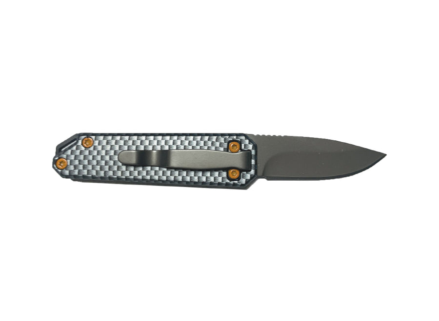 Whitby LEVEN EDC Pocket Knife (1.75") - Carbon Fibre Pattern