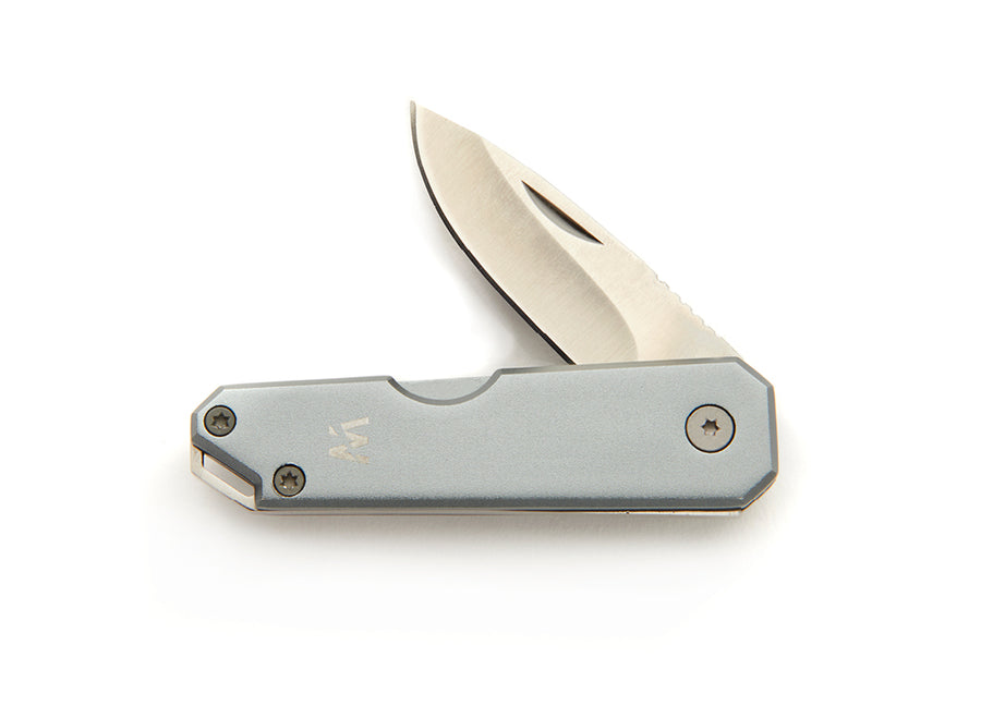 Whitby LEVEN EDC Pocket Knife (1.75") - Titanium Grey