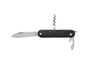 Whitby Black Pakkawood Multipurpose Folding Knife (2.76") w/ 3 Tools