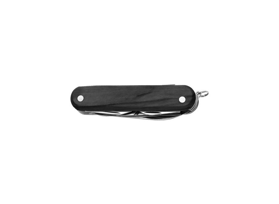 Whitby Black Pakkawood Multipurpose Folding Knife (2.76") w/ 7 Tools