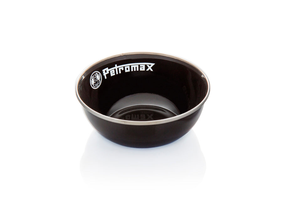 Petromax Set of 2 Enamel Bowls - Black - Medium