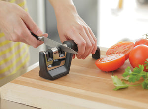 Smith's Deluxe Pull-Thru Knife & Scissors Sharpener