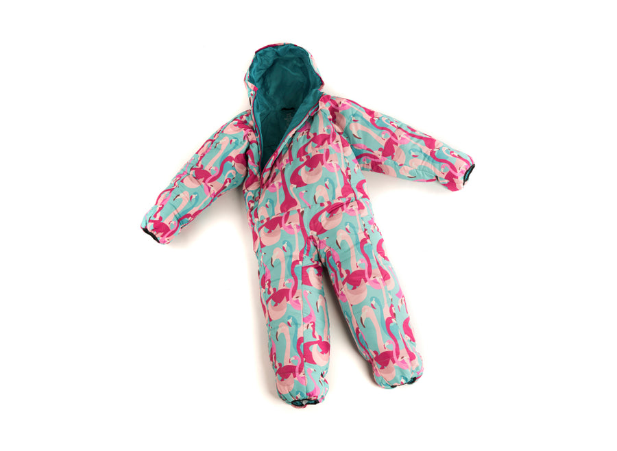 Selk'bag Kids Recycled Flamingo Sleeping Bag Suit - Medium