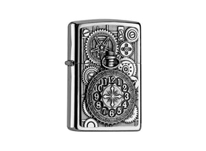 Zippo Pocket Watch Lighter - High Polish Chrome